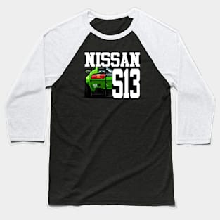 Nissan S13 240SX (Green) Baseball T-Shirt